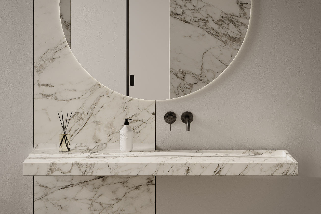 Marble Decor  - 4 top tips for minimalist bathrooms