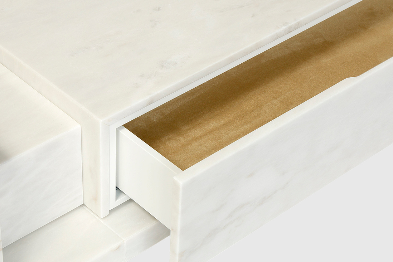 Marble Decor  - PODIUM, the sideboard that snatched David Hingamp