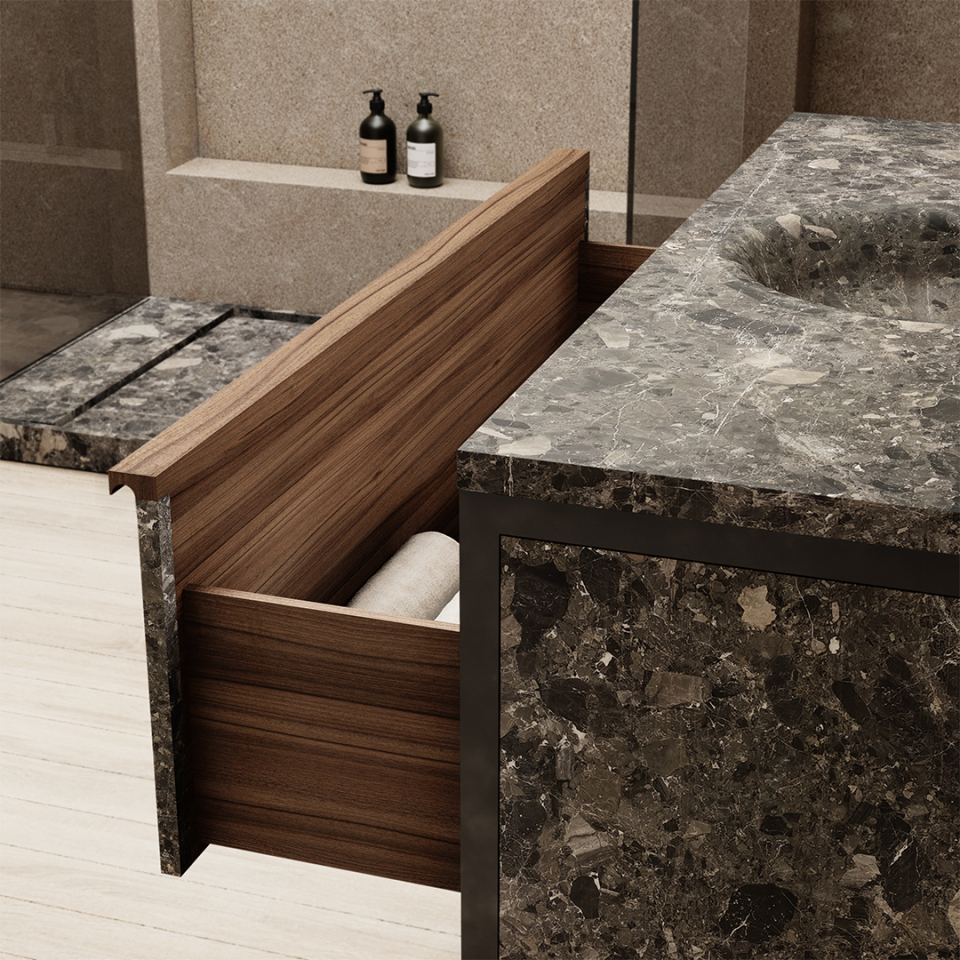 NORDIC METAL image 2 | Marble Washbasins | MAAMI HOME 