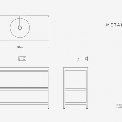 NORDIC METAL image 4 | Marble Washbasins | MAAMI HOME 
