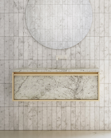 NORDIC WALL-MOUNTED image2 | Marble Washbasins | MAAMI HOME