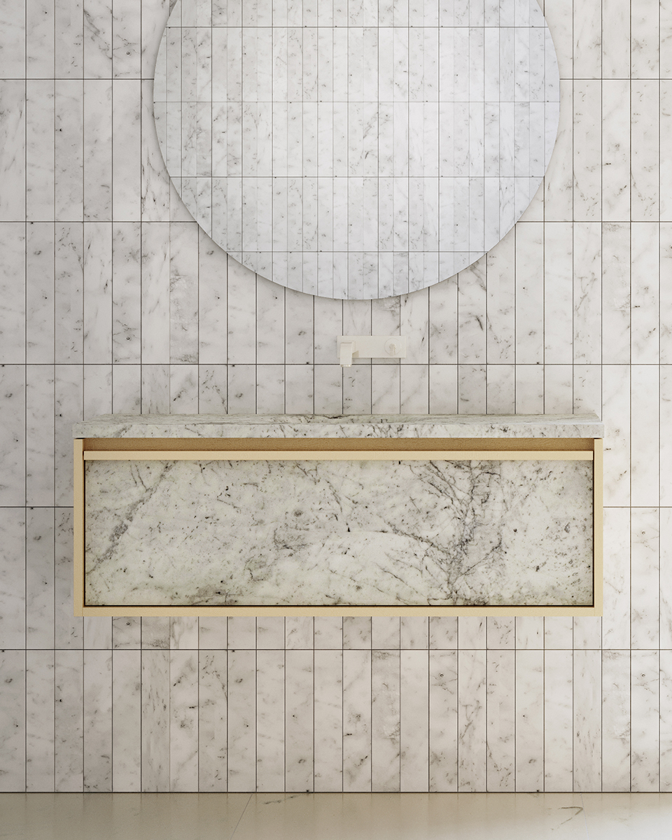 NORDIC WALL-MOUNTED image 0 | Marble Washbasins | MAAMI HOME 