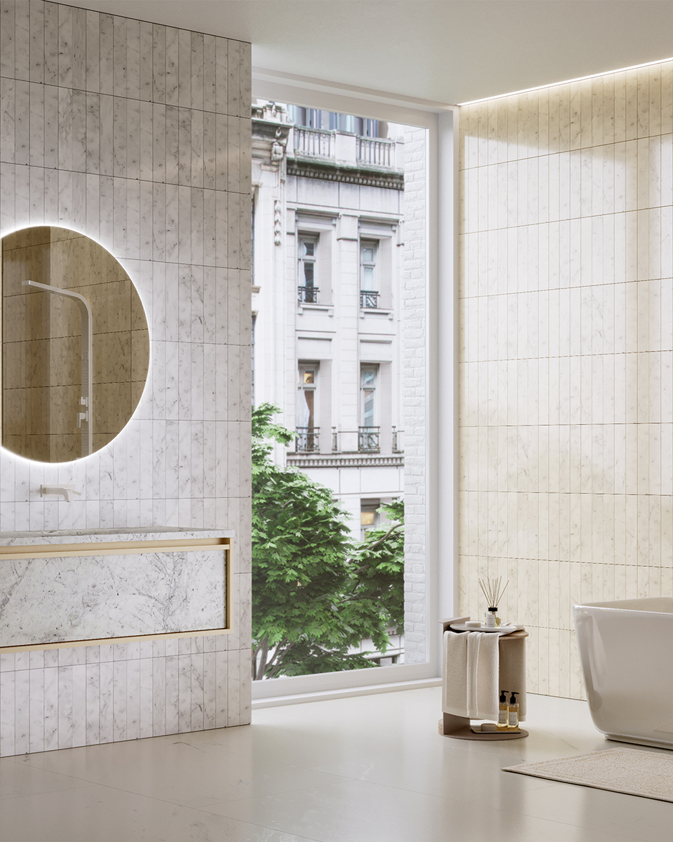 NORDIC WALL-MOUNTED image 3 | Marble Washbasins | MAAMI HOME 