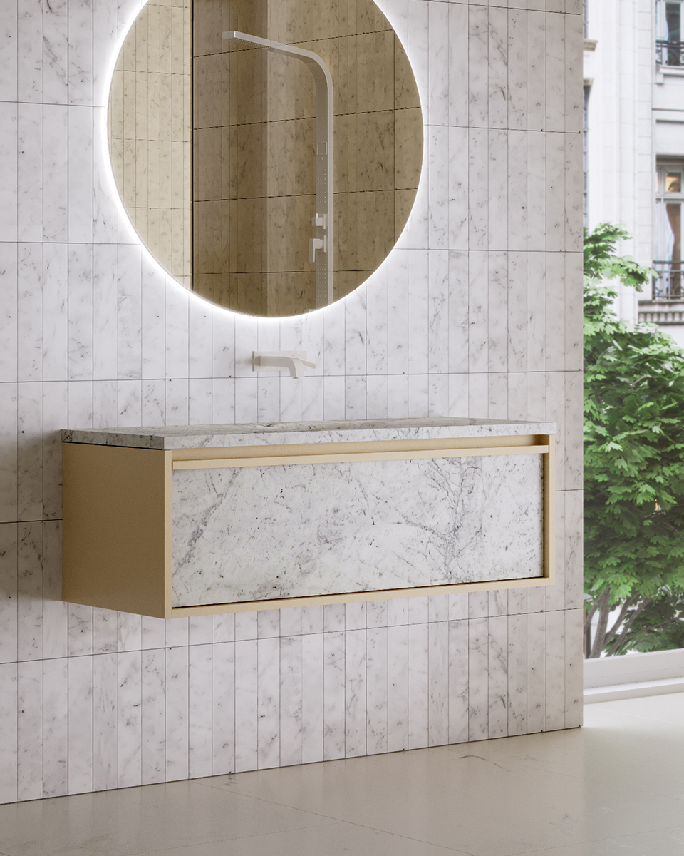 NORDIC WALL-MOUNTED image 1 | Marble Washbasins | MAAMI HOME 