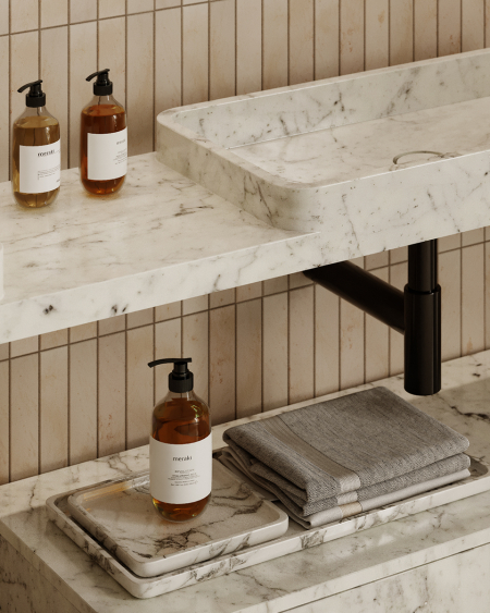 TUAMOTU DOUBLE WASHBASIN | Marble Furniture | MAAMI HOME