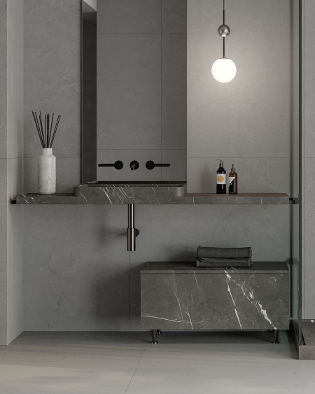 TUAMOTU SINGLE WASHBASIN | Marble Washbasins | MAAMI HOME