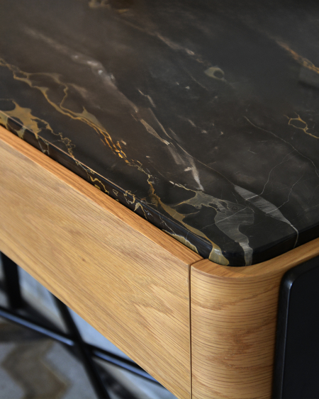 BOUVET CONSOLE PORTORO | Marble Consoles | MAAMI HOME