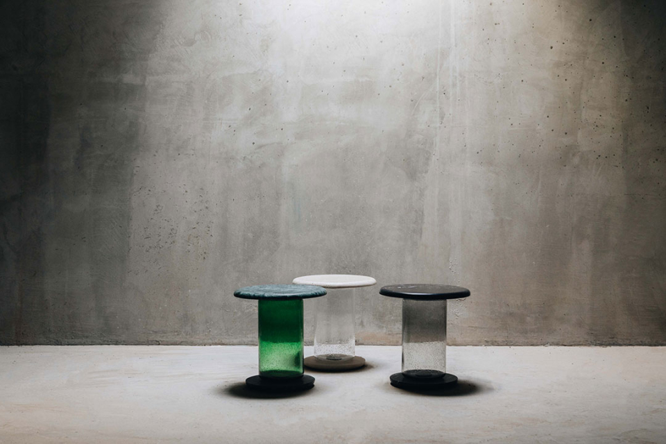 BUBBLE GREEN GUATEMALA image 5 | Marble Side Tables | MAAMI HOME 