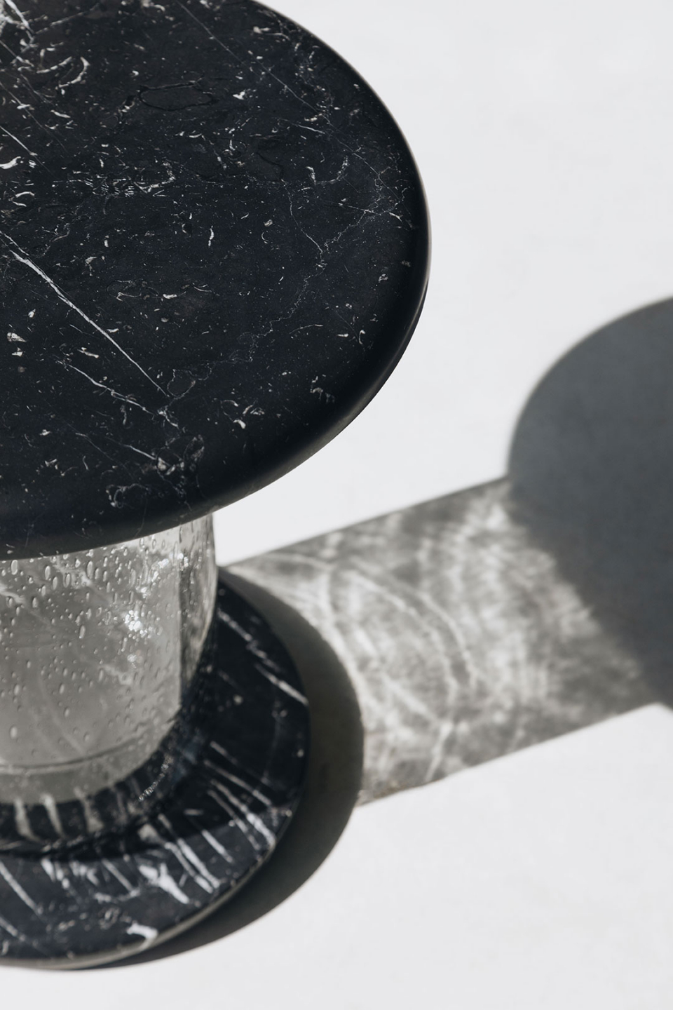 BUBBLE NERO MARQUINA image 3 | Marble Side Tables | MAAMI HOME 