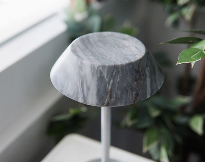 mini-Fiore Grey - Marble Light | MAAMI HOME