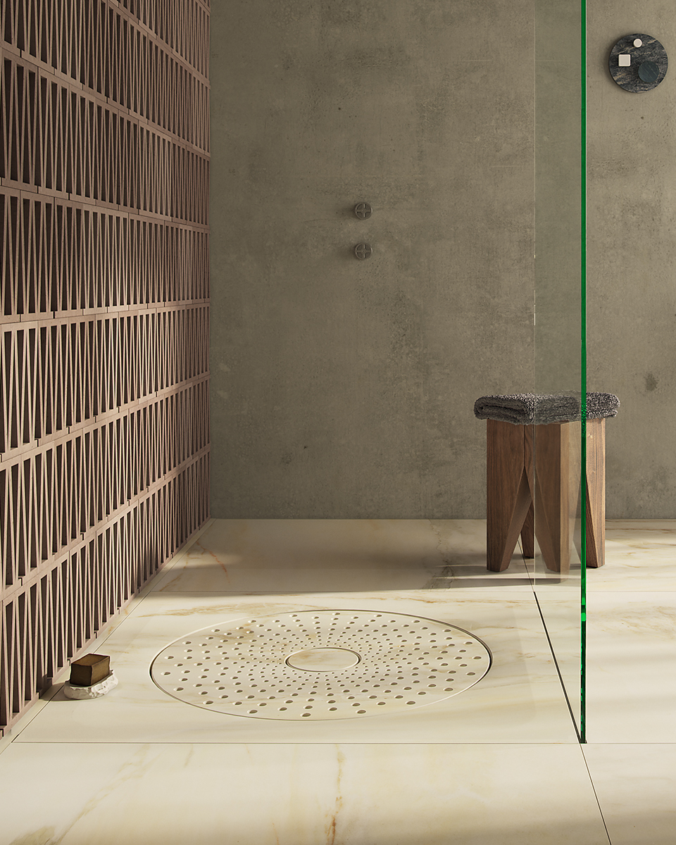 CONTINENTAL ESTREMOZ FLUSH image 0 | Marble Base de Duche | MAAMI HOME 