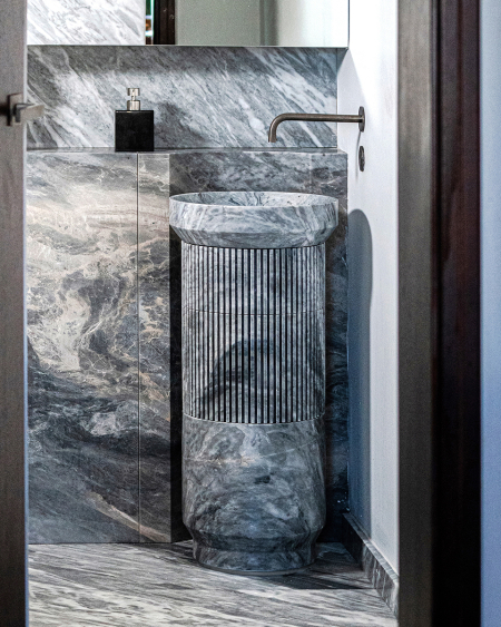 Doric Grigio Nuvolato image 2 | Marble Furniture | MAAMI HOME