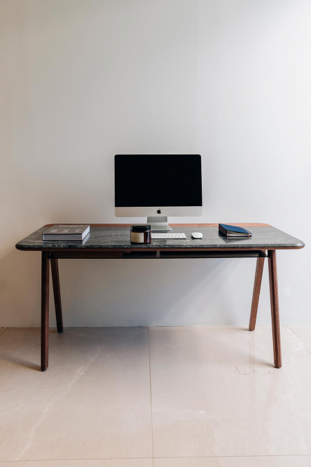 DRAFT DESK SPIDER GREY | Marble Furniture | MAAMI HOME