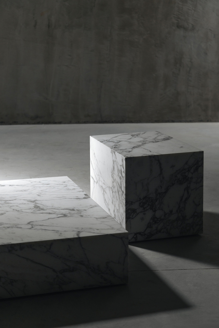EDGE H ARABESCATO | Marble Side Tables | MAAMI HOME