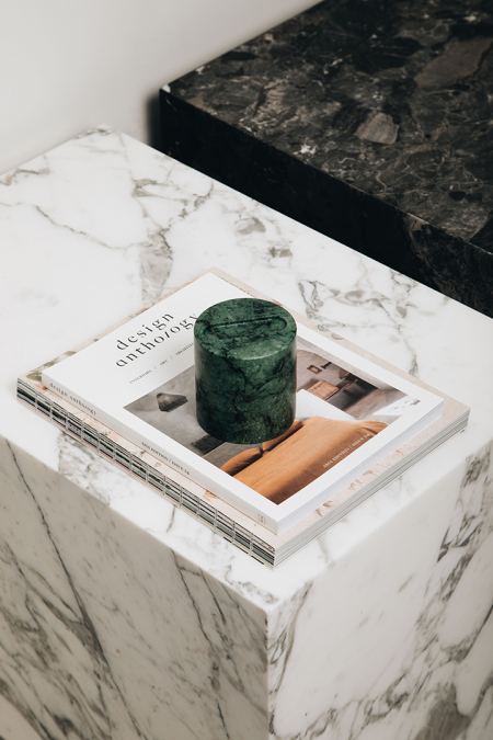 EDGE H ARABESCATO | Marble Side Tables | MAAMI HOME