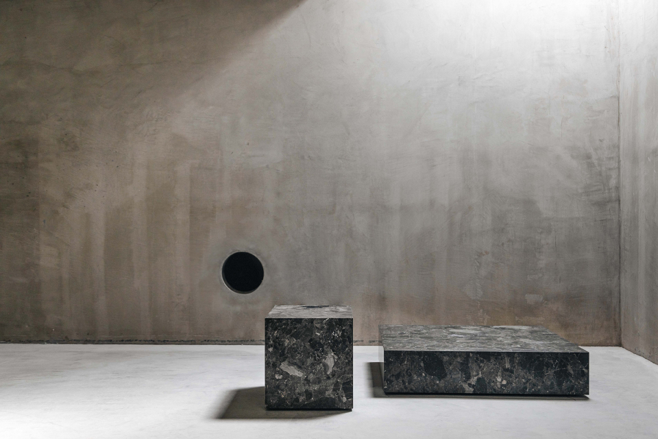 EDGE H GRIS ALVITO image 0 | Marble Side Tables | MAAMI HOME 