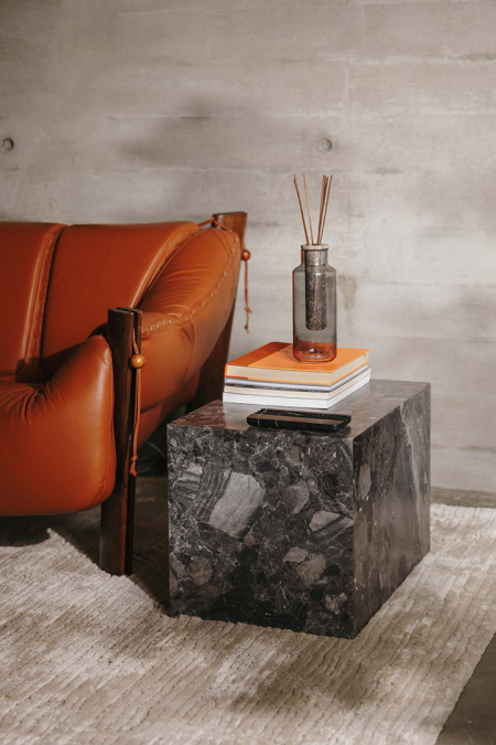 EDGE H GRIS ALVITO | Marble Side Tables | MAAMI HOME