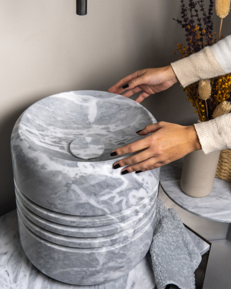 EME washbasin image2 | Marble Washbasins | MAAMI HOME