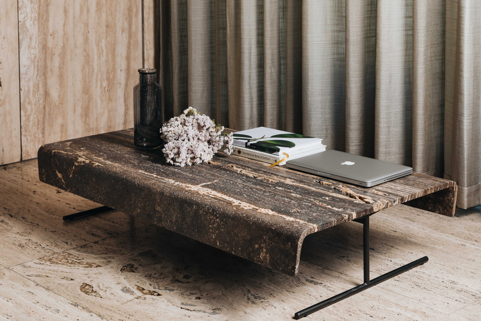 HAUS TRAVERTINE image 2 | Marble Coffee Tables | MAAMI HOME 