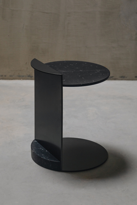 LINEA NERO MARQUINA | Marble Side Tables | MAAMI HOME