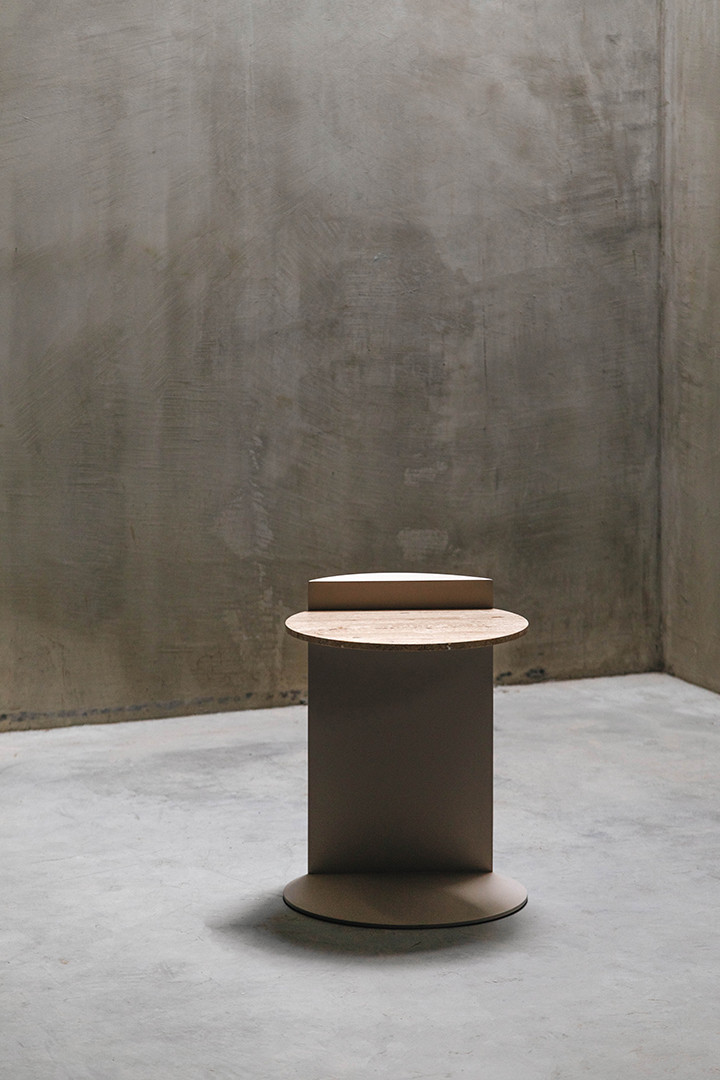 LINEA TRAVERTINE | Marble Side Tables | MAAMI HOME