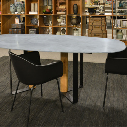 NIBBLES WOOD GRIGIO NUVOLATO image 2 | Marble Mesas de Jantar | MAAMI HOME 