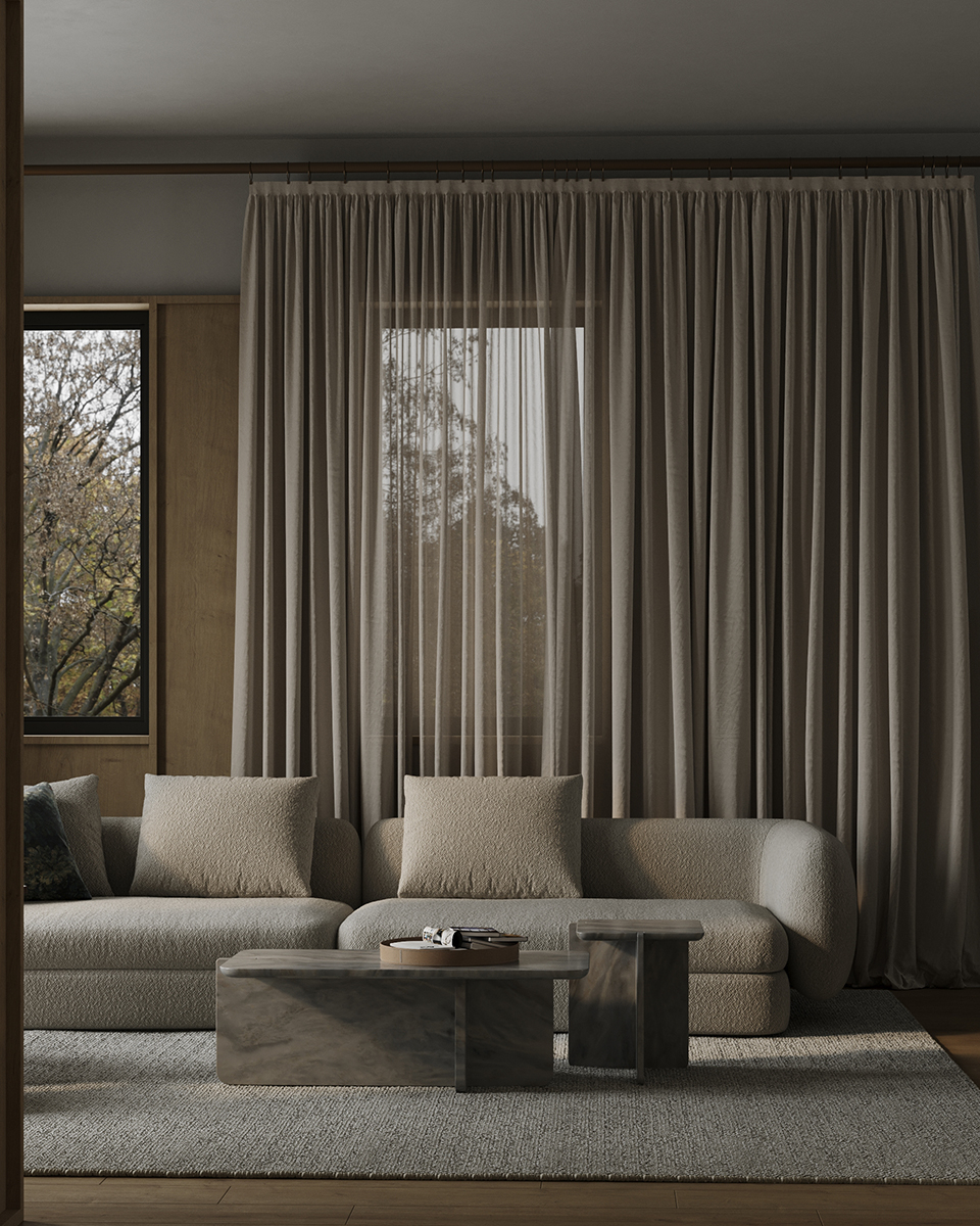 Notch Long Coffee Table image 2 | Marble Mesas de Centro | MAAMI HOME 