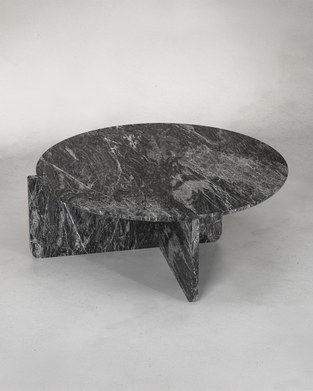 Notch Round Coffee Table image2 | Marble Coffee Tables | MAAMI HOME