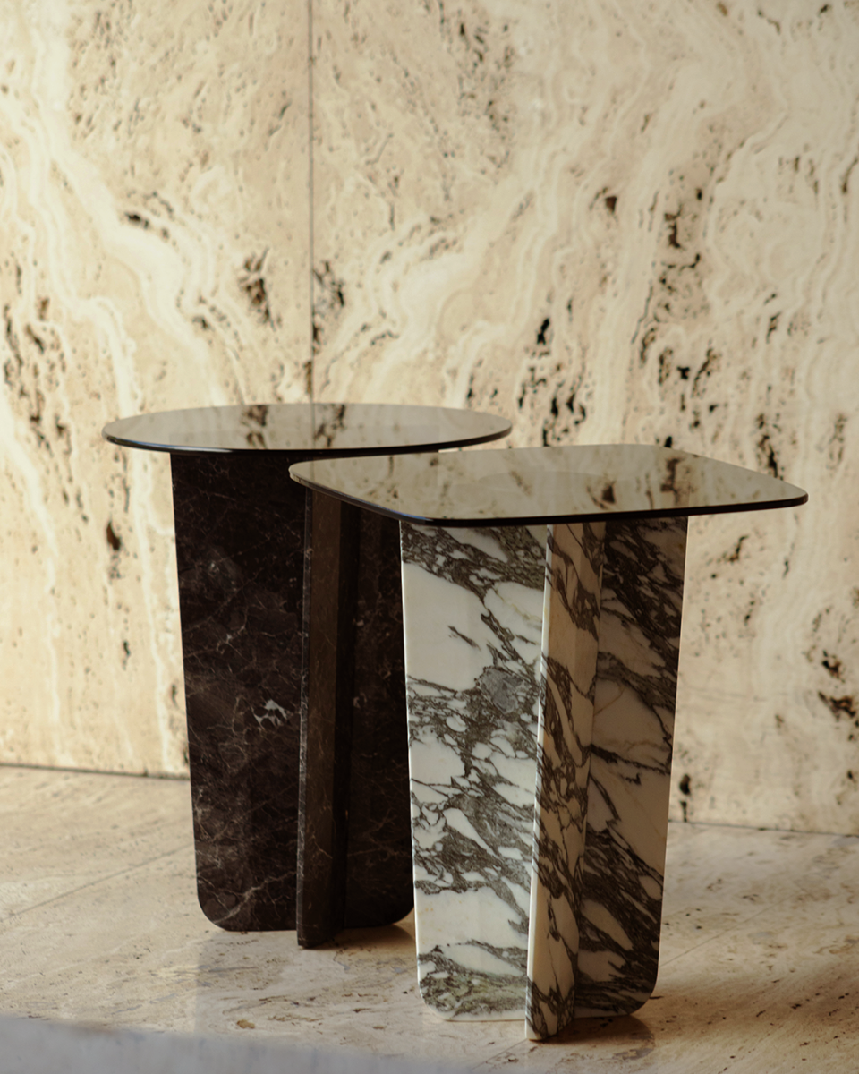 QUINA SPIDER GREY image 4 | Marble Side Tables | MAAMI HOME 