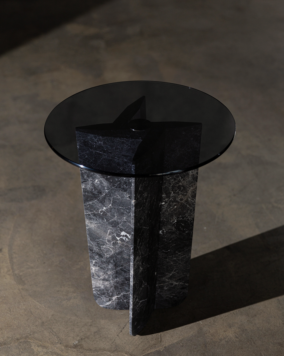 QUINA SPIDER GREY image 5 | Marble Side Tables | MAAMI HOME 