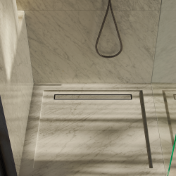 QURUM CARRARA RAISED image 2 | Marble Shower Trays | MAAMI HOME 