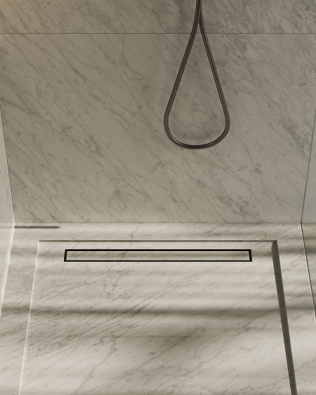QURUM CARRARA FLUSH | Marble Shower Trays | MAAMI HOME