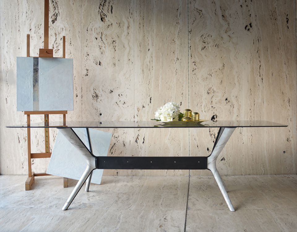ROOTS MARBLE CALACATTA image 2 | Marble Dining Tables | MAAMI HOME 