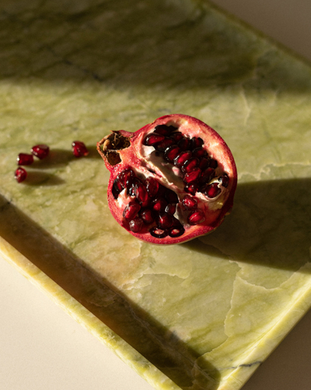 SQUARE TRAY MING GREEN | Marble Accessories | MAAMI HOME