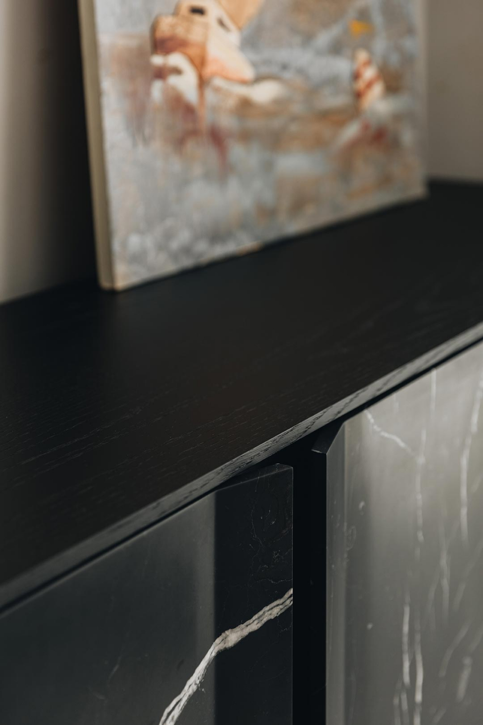 STORM NERO MARQUINA image 3 | Marble Sideboards | MAAMI HOME 
