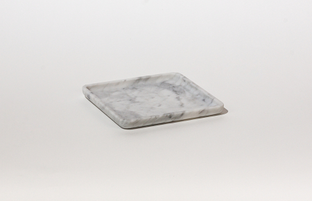 SQUARE PLATE CARRARA | Marble Furniture | MAAMI HOME