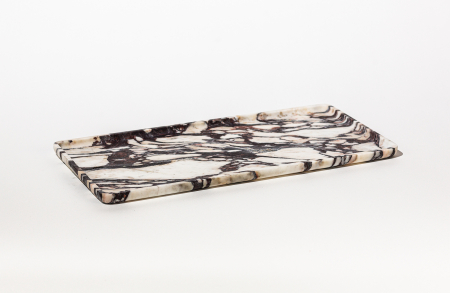 SQUARE TRAY CALACATTA VIOLA | Marble Furniture | MAAMI HOME