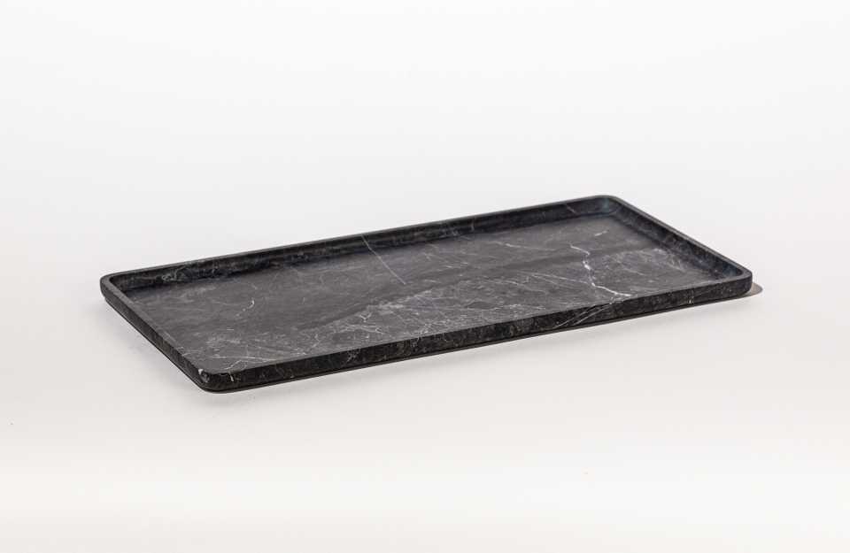 SQUARE TRAY SPIDER GREY image 0 | Marble Accessories | MAAMI HOME 