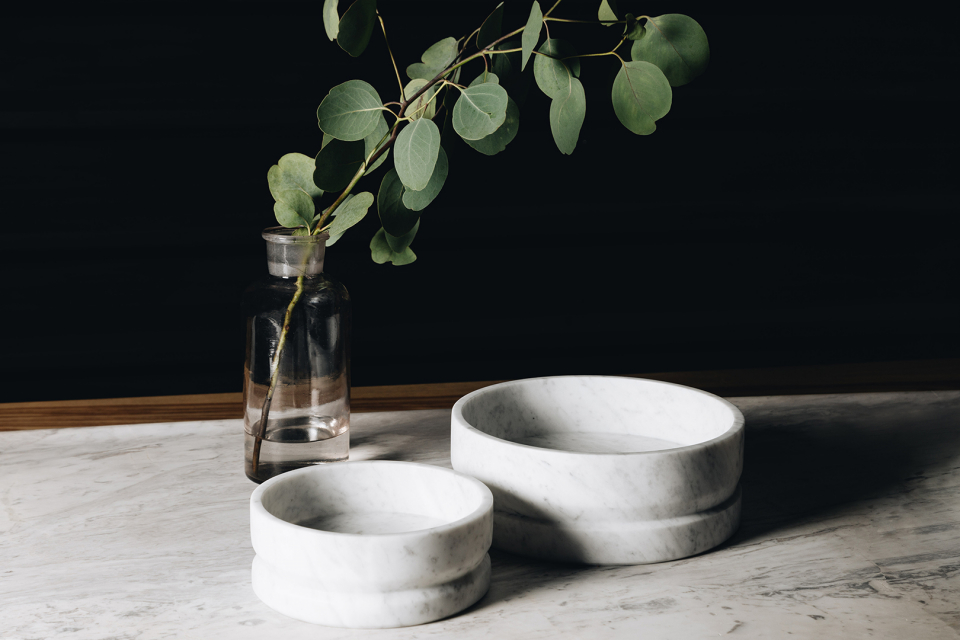 TUBE LOW image 2 | Marble Accessories | MAAMI HOME 
