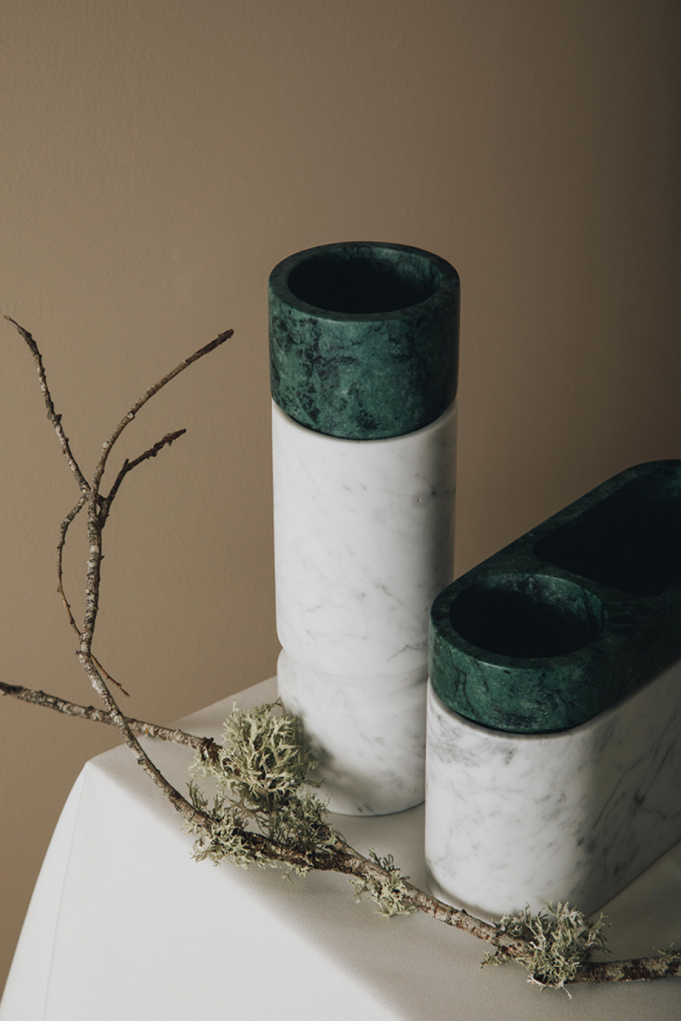 TUBE TALL image 2 | Marble Accessories | MAAMI HOME 