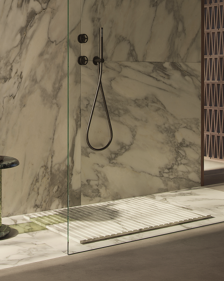 TYRE ARABESCATO FLUSH | Marble Shower Trays | MAAMI HOME